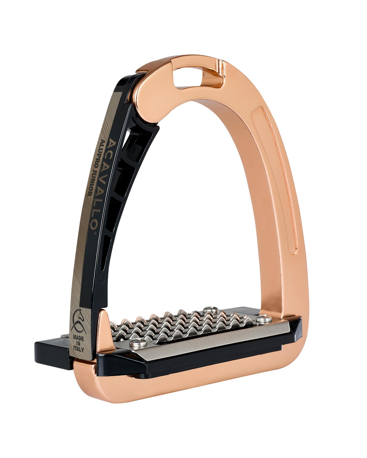 Acavallo Arena Alupro Junior Stirrups #colour_rose-gold