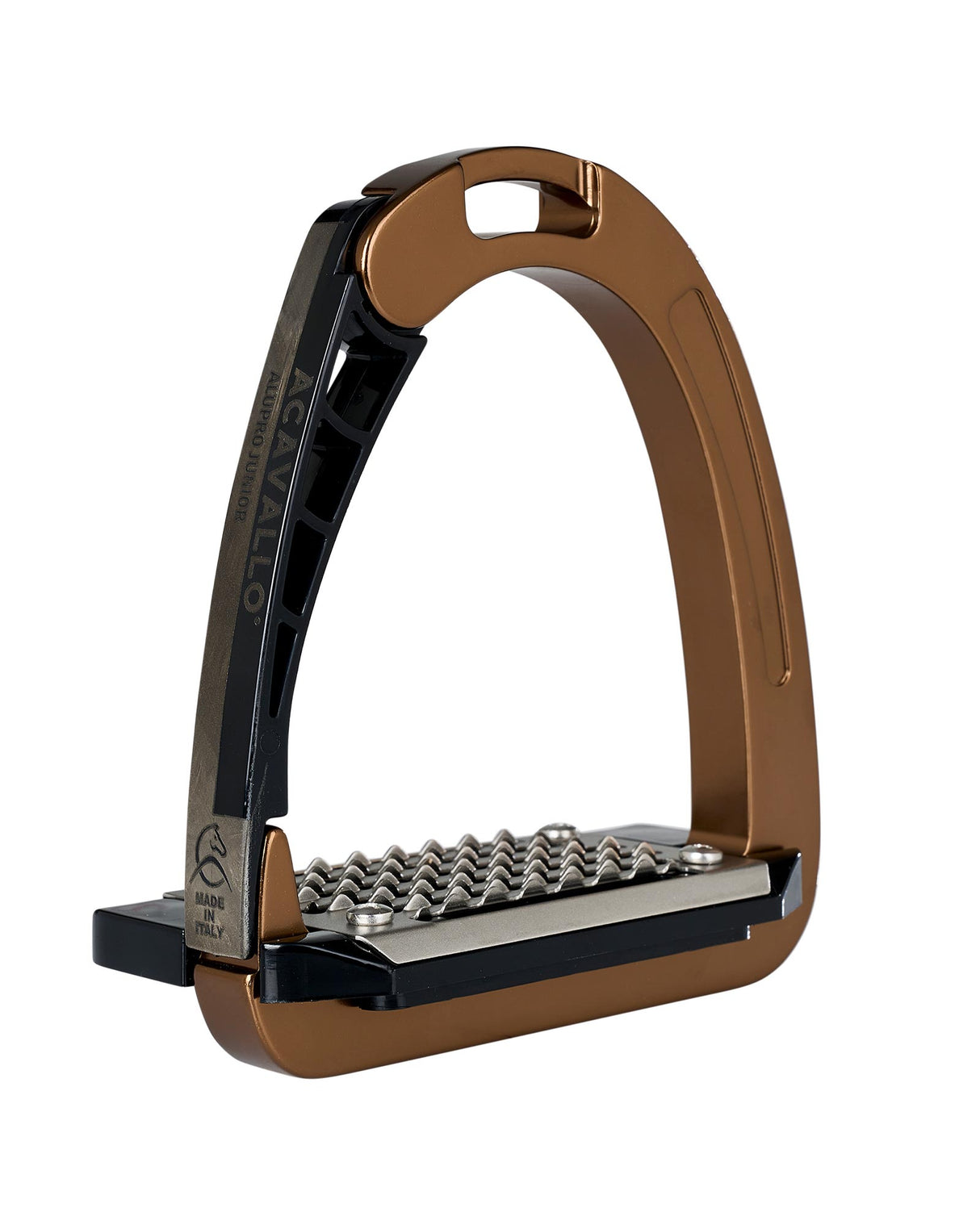 Acavallo Arena Alupro Junior Stirrups #colour_bronze
