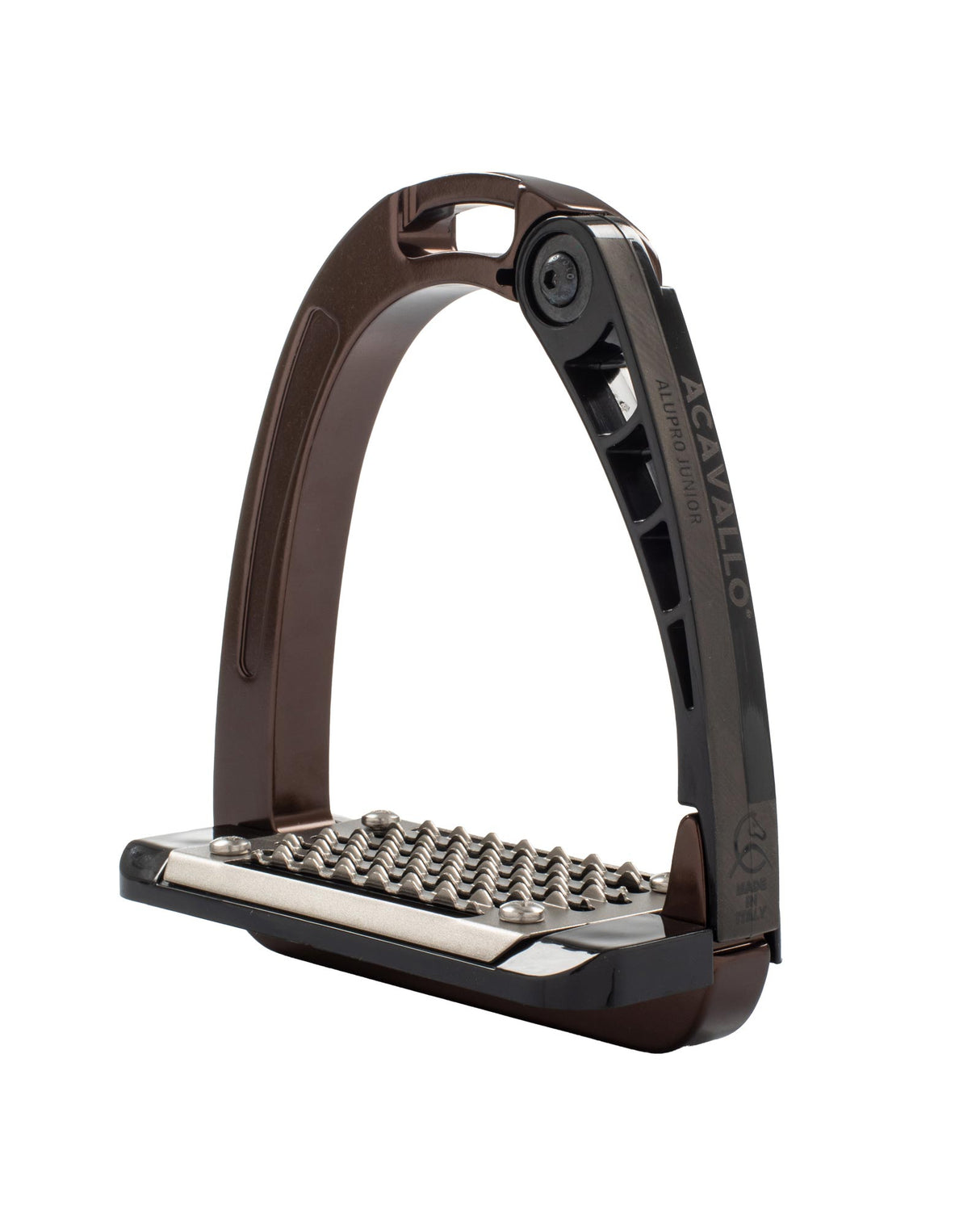 Acavallo Arena Alupro Junior Stirrups #colour_brown