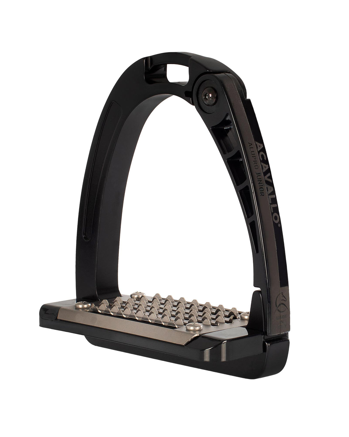 Acavallo Arena Alupro Junior Stirrups #colour_black