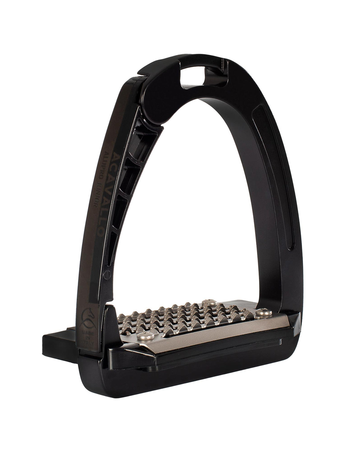 Acavallo Arena Alupro Junior Stirrups #colour_black