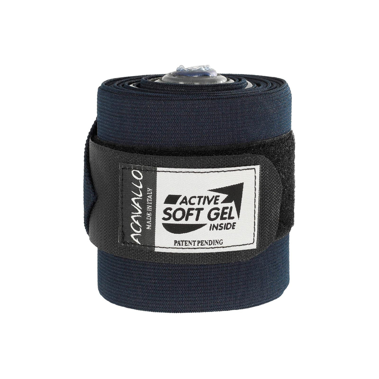Acavallo Elastic Bandages Classic Gel #colour_blue