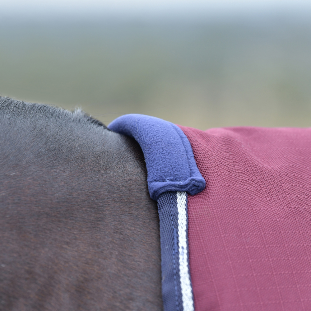 Weatherbeeta Comfitec Essential 0G Turnout #colour_burgundy-navy