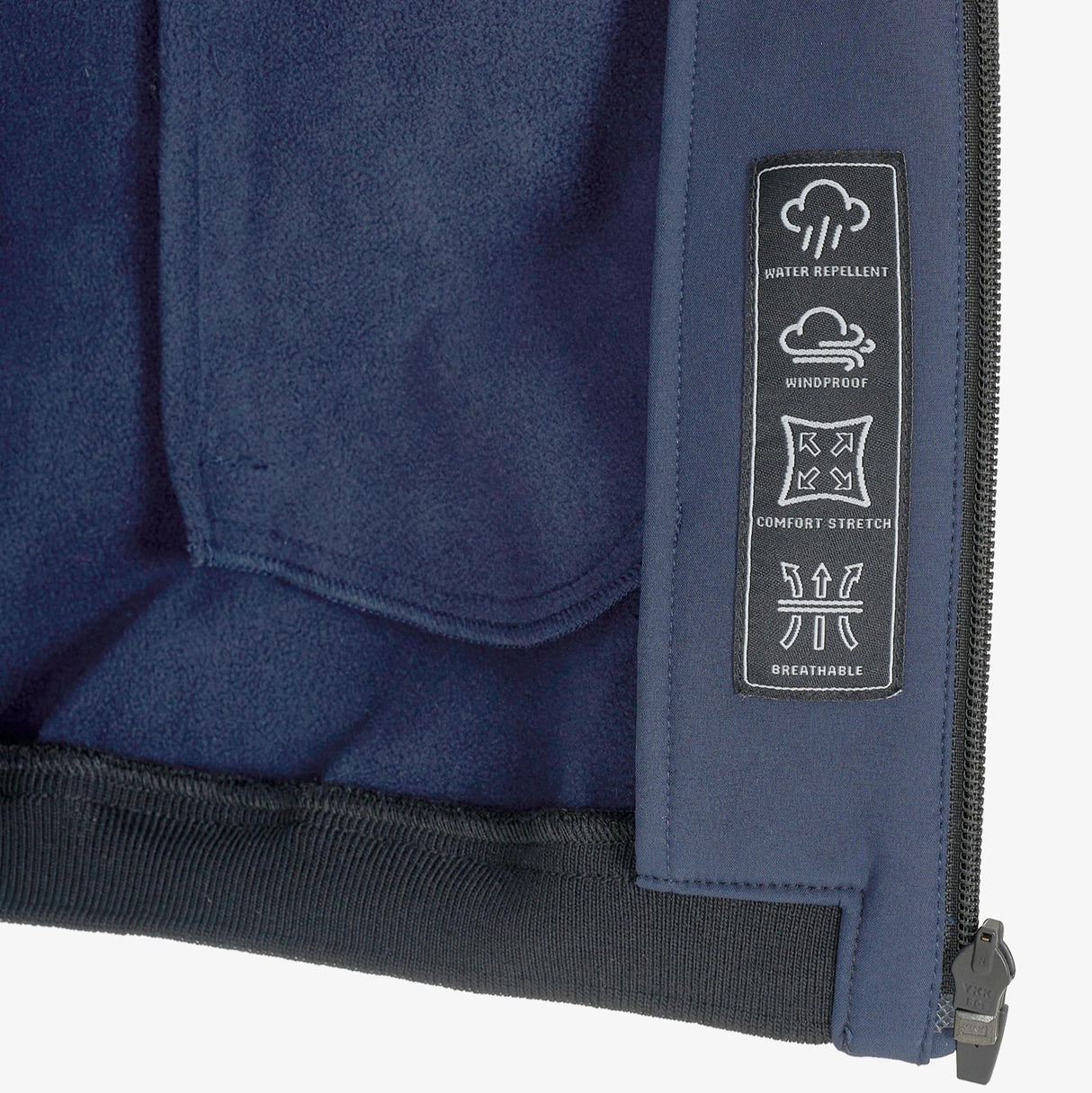 Equestro Men's Hoddie With Multilogo Patches #colour_blue