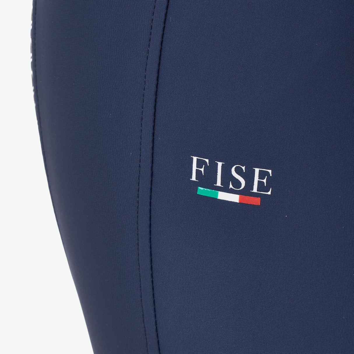 Equestro Men's Full Grip Breeches Equestro X Fise #colour_blue