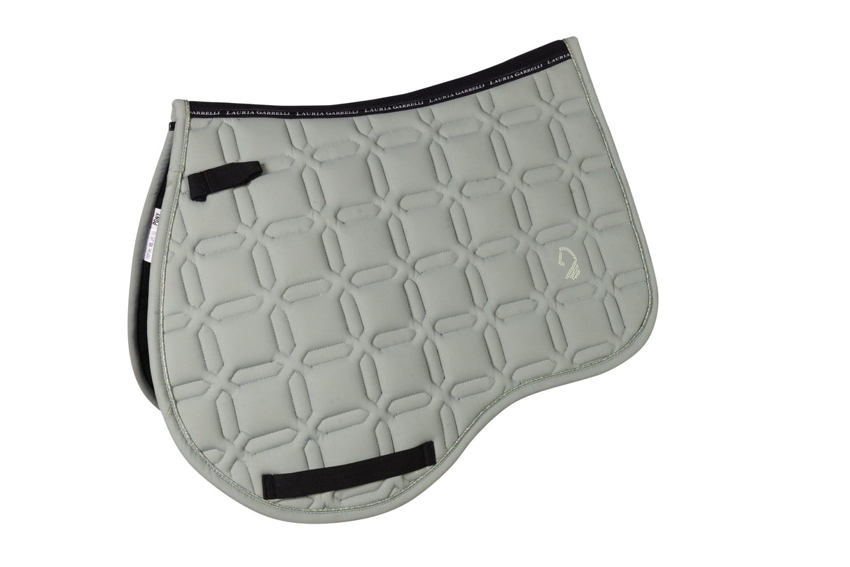 HKM Saddle Cloth -Limone Elegant- #colour_sage