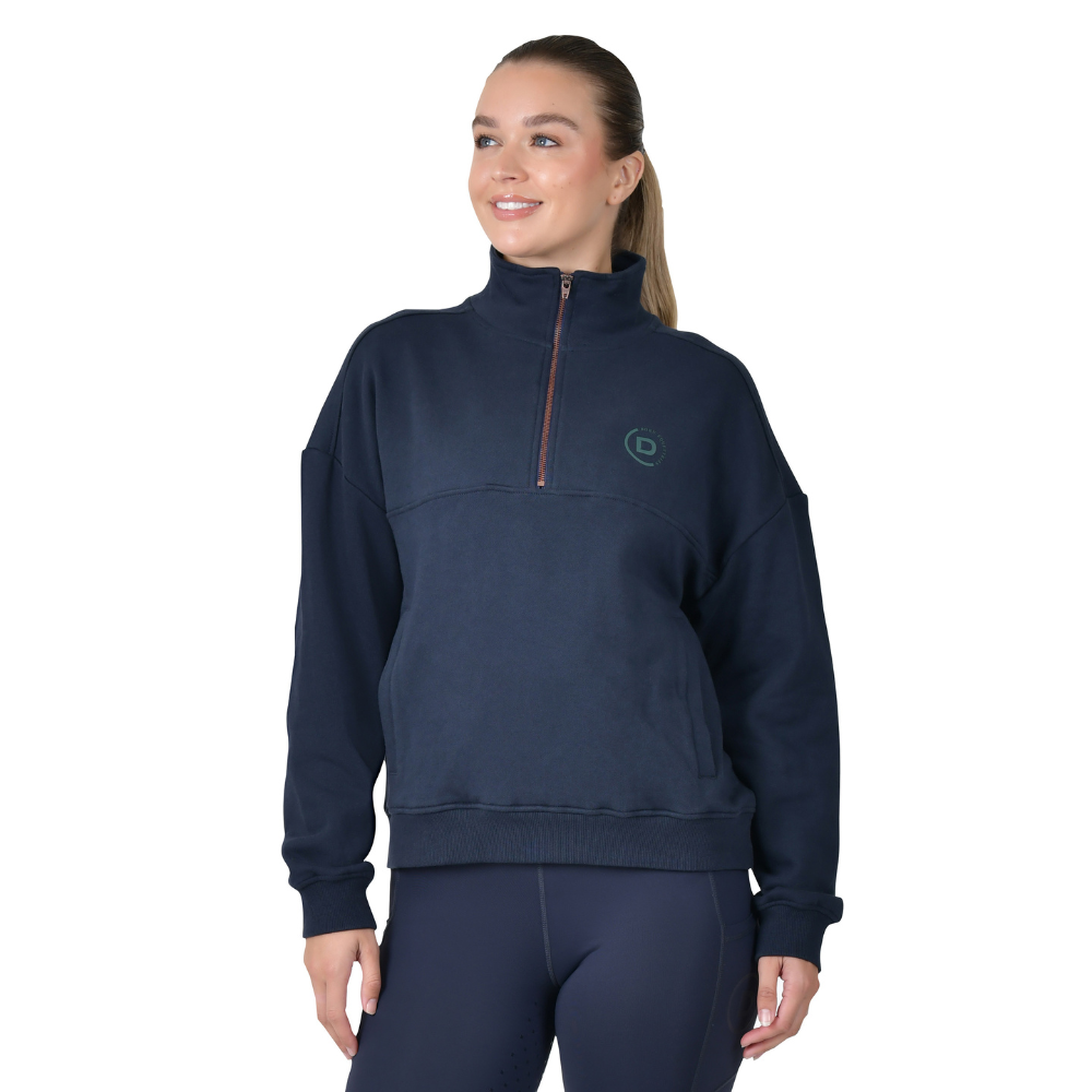Dublin Ladies 1/4 Zip Fleece Pullover #colour_navy