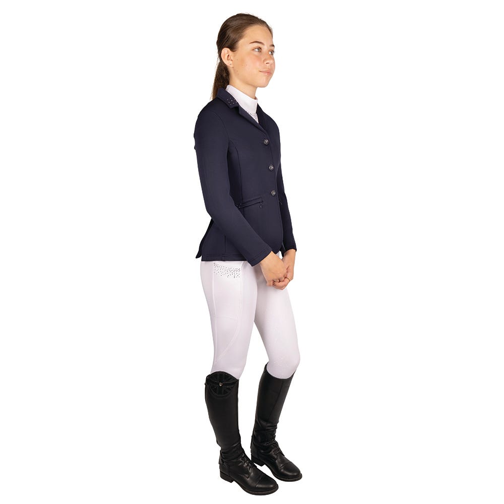 Hy Equestrian Children's Roka Regal Show Jacket #colour_navy