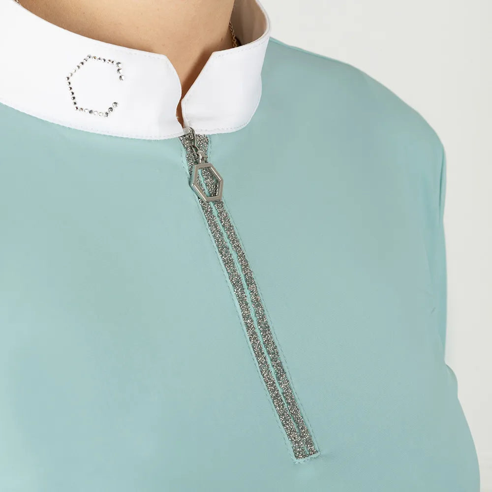 Coldstream Long Sleeve Elrick Show Shirt #colour_glacier-boulevard