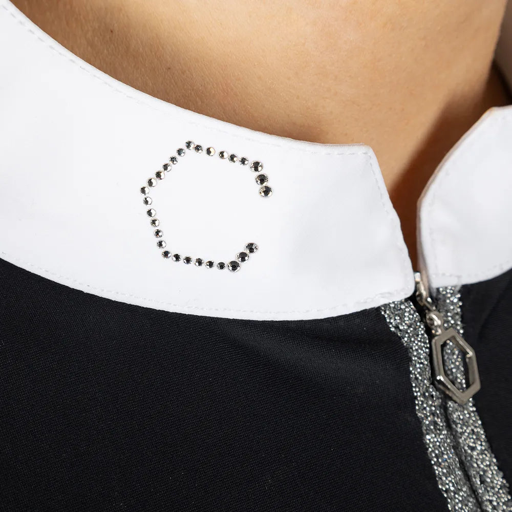 Coldstream Long Sleeve Elrick Show Shirt #colour_black