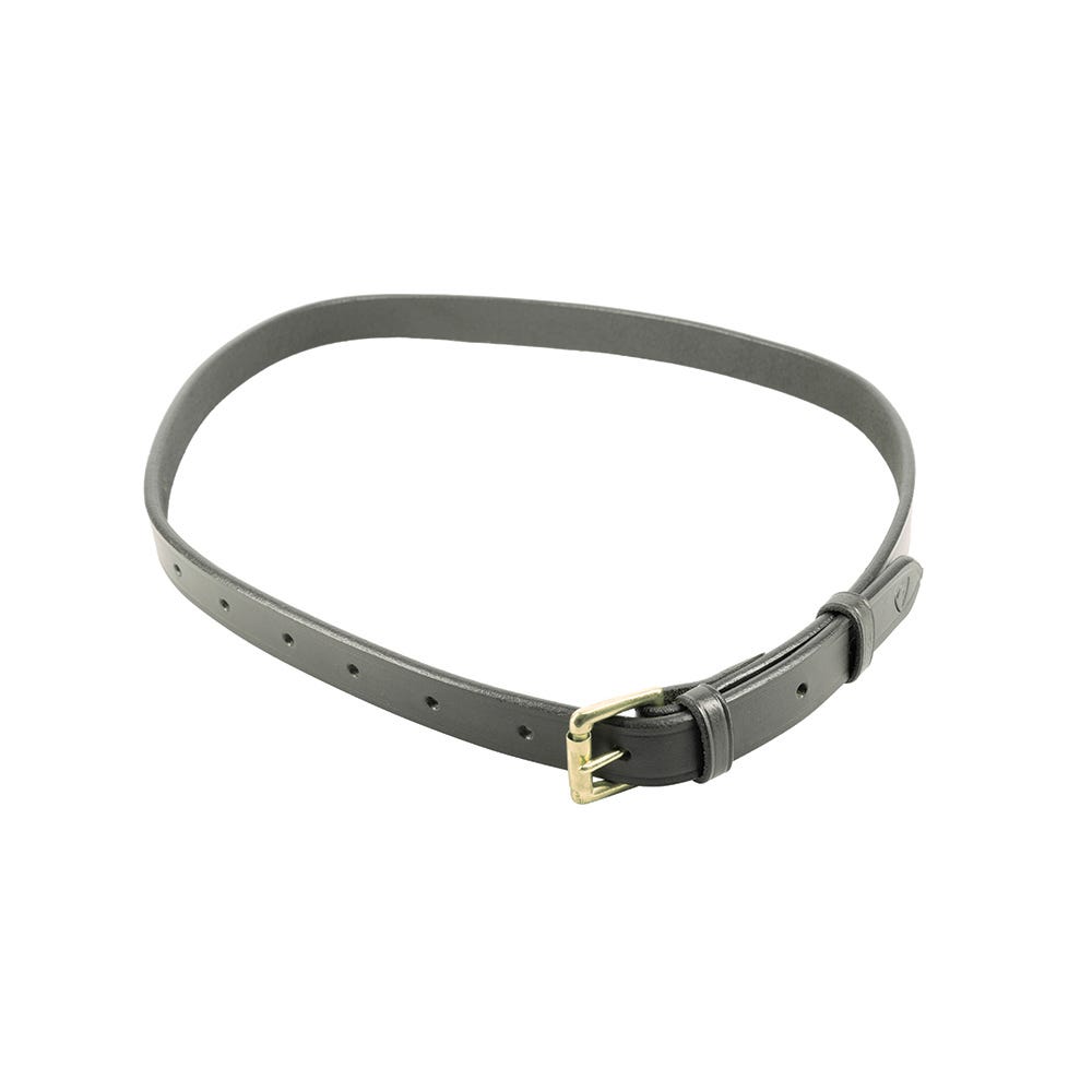 Hy Equestrian Leather Neck Strap #colour_black