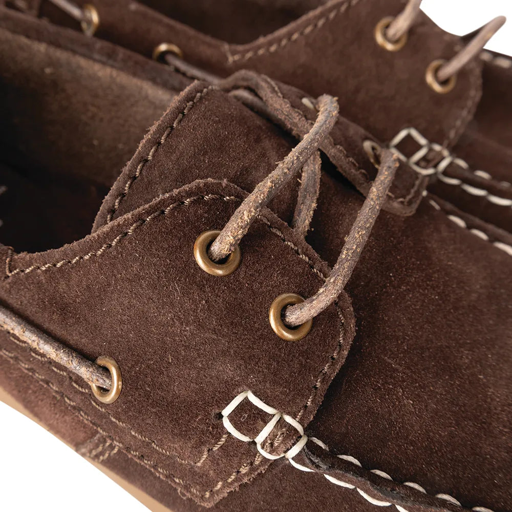 Hy Equestrian Savona Deck Shoes #colour_chocolate