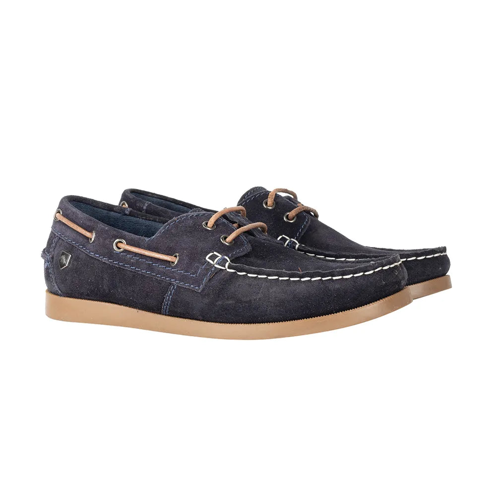 Hy Equestrian Savona Deck Shoes #colour_navy