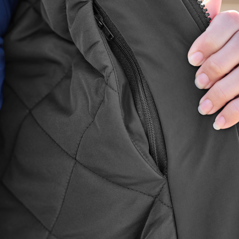 Dublin Zip Through Ladies Blouson Team Jacket #colour_black