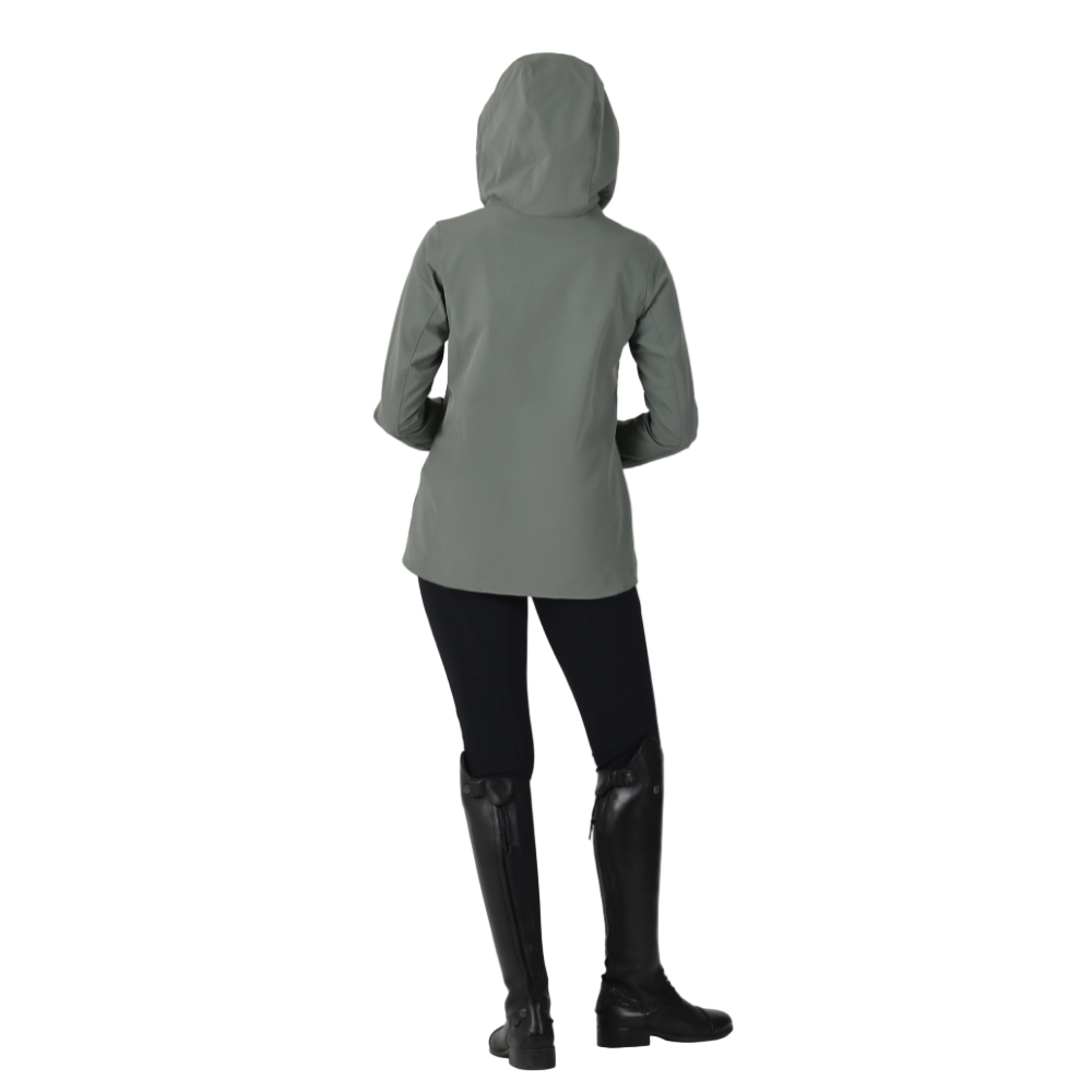 Weatherbeeta Ladies Abrasion Proof Stretch Riding Jacket #colour_olive-leaf
