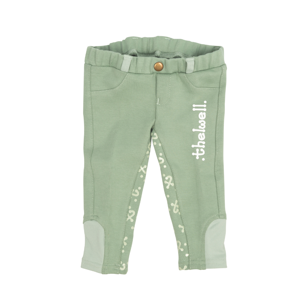 Hy Equestrian Thelwell Mini Tots Jodhpurs #colour_pastel-green