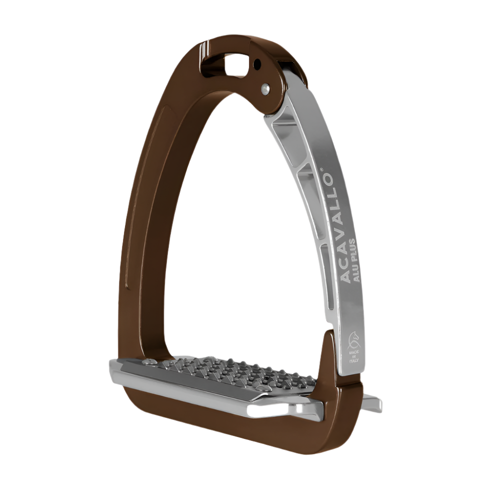 Acavallo Arena Aluplus Stirrup #colour_brown