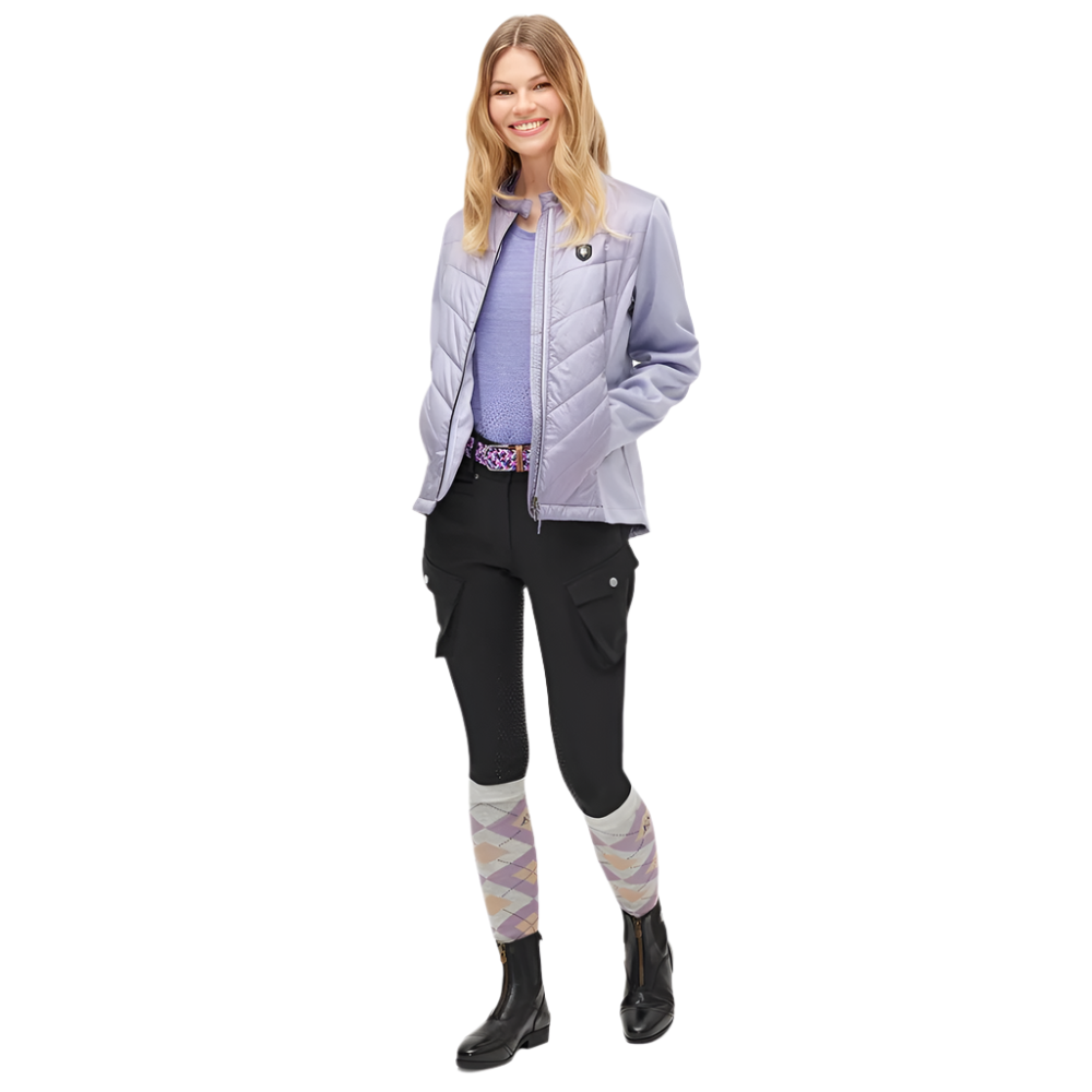 Mountain Horse Estelle Cargo Full Seat Breeches #colour_black