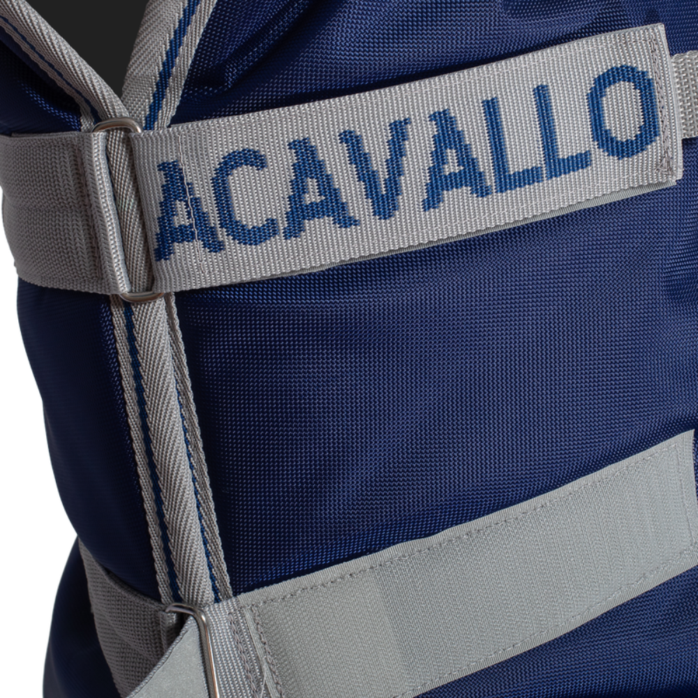 Acavallo 840D Ripstop Turnout Neck Cover 400GR #colour_blue