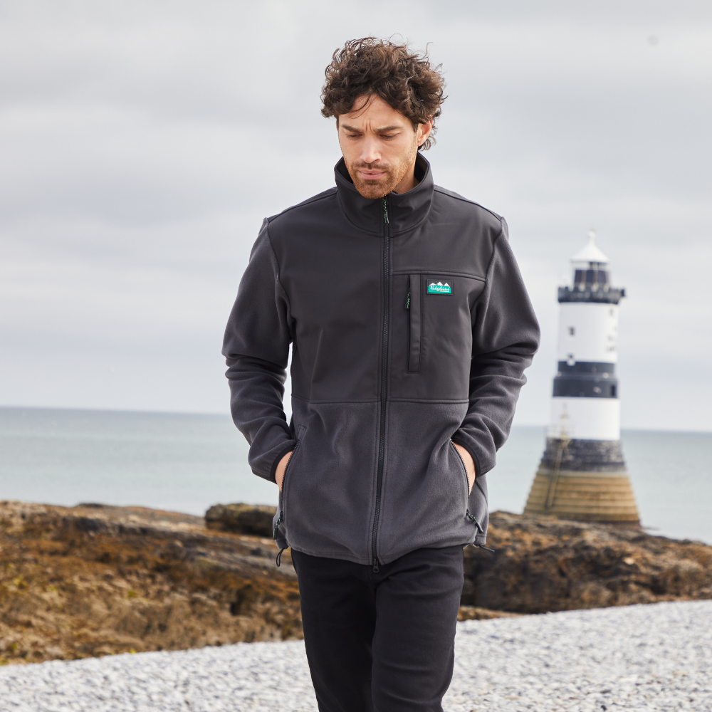 Ridgeline Mens Hybrid Jacket #colour_shale