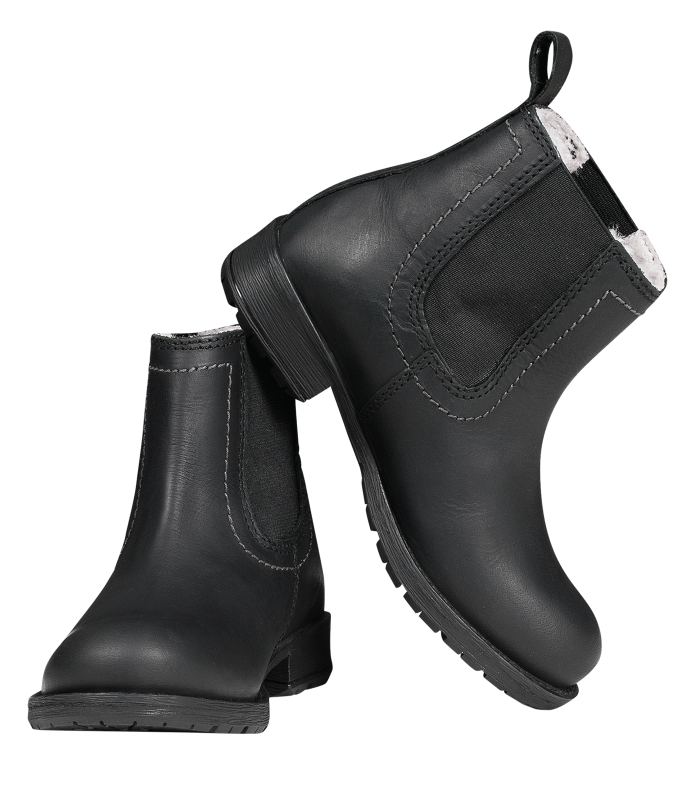 E.L.T Children's Winter Jodhpur Boots #colour_black-silver