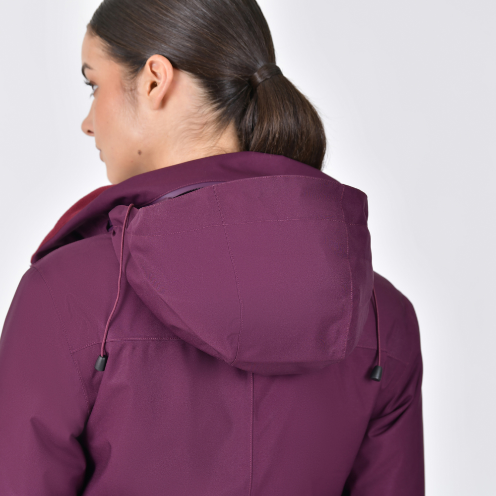 Dublin Ladies Everyday Waterproof Jacket #colour_purple-violet