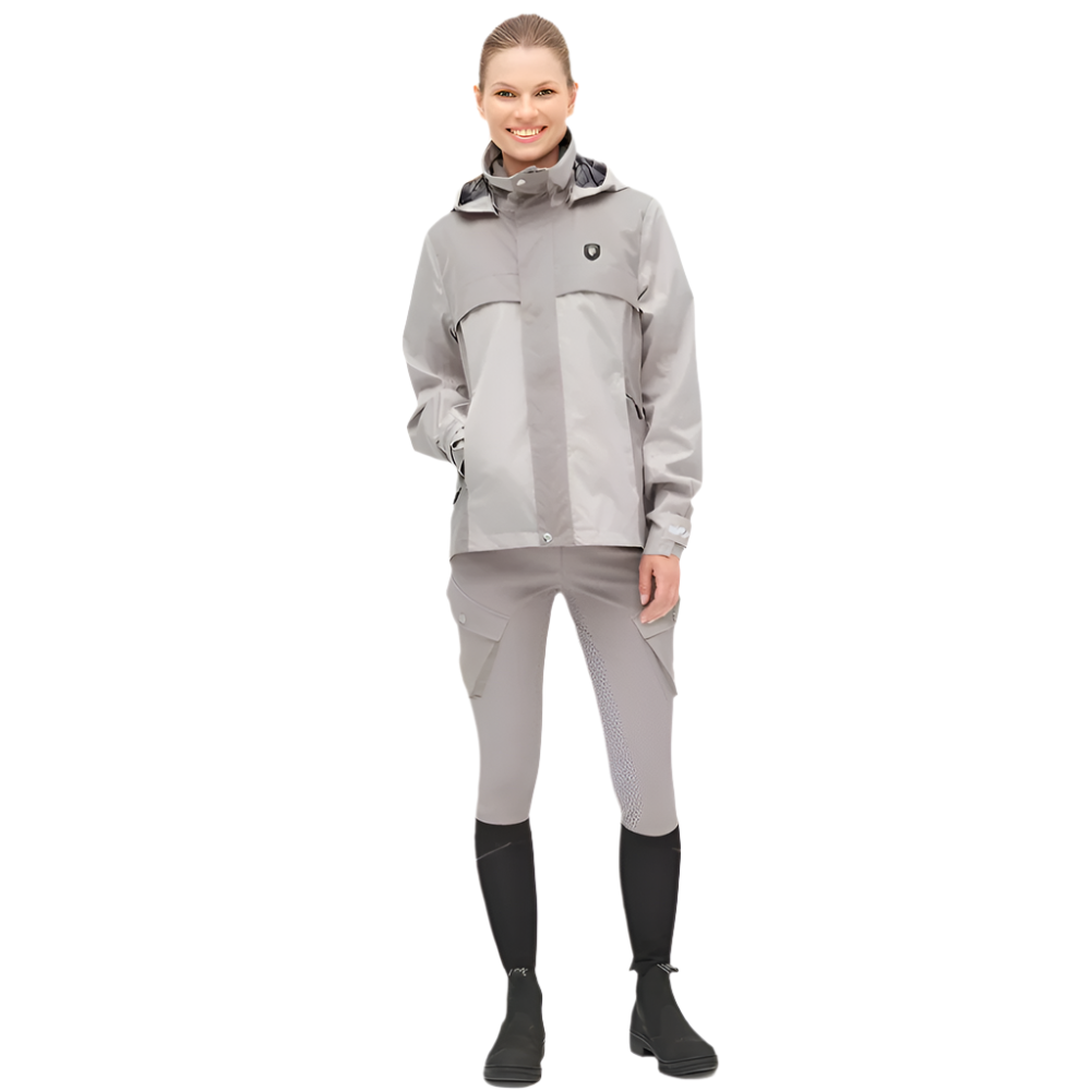 Mountain Horse Estelle Cargo Full Seat Breeches #colour_grey