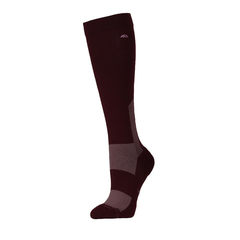 Weatherbeeta Adults Performance Knee Length Riding Sock #colour_mulberry-mauve-wine