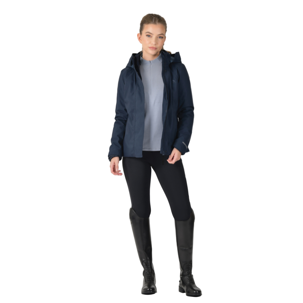 Weatherbeeta Ladies Protect Jacket With High Neck #colour_navy