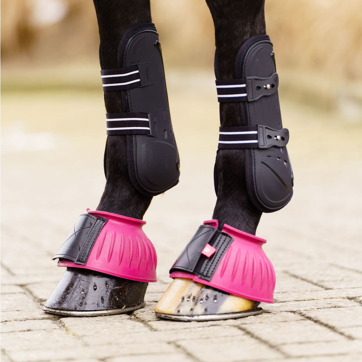 Imperial Riding Classic Rubber Bell Boots #Colour_pink
