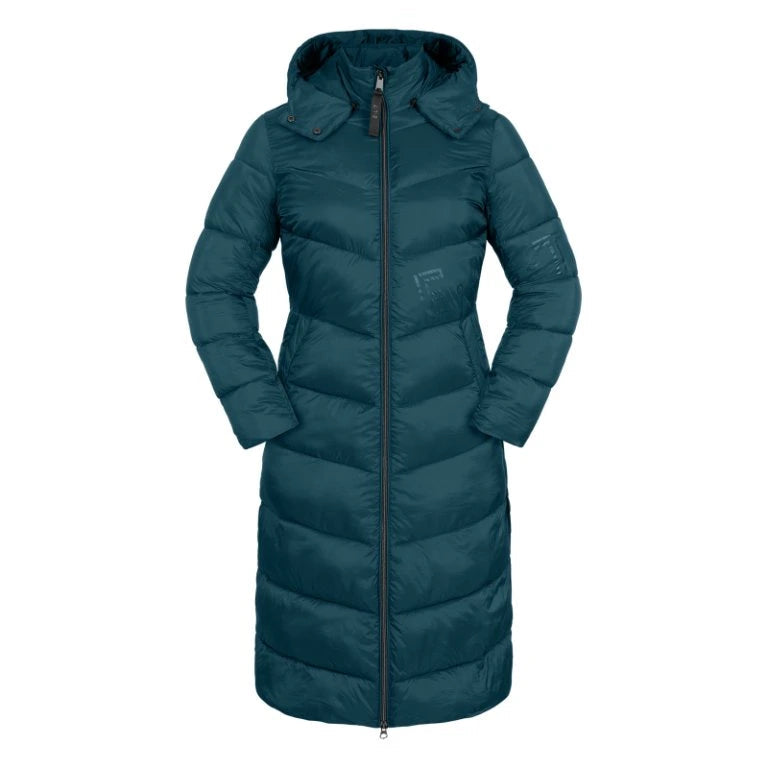E.L.T Oslo Ladies Light Weight Coat #colour_petrol-blue