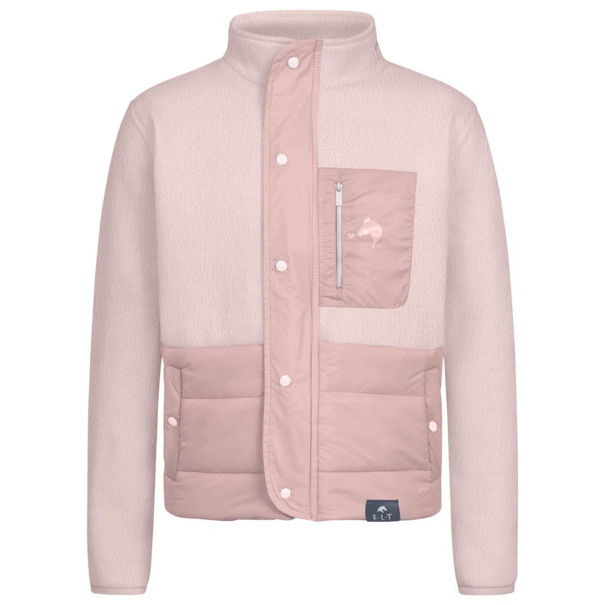 E.L.T Children's Lucky Malou Quilted Jacket #colour_pale-pink
