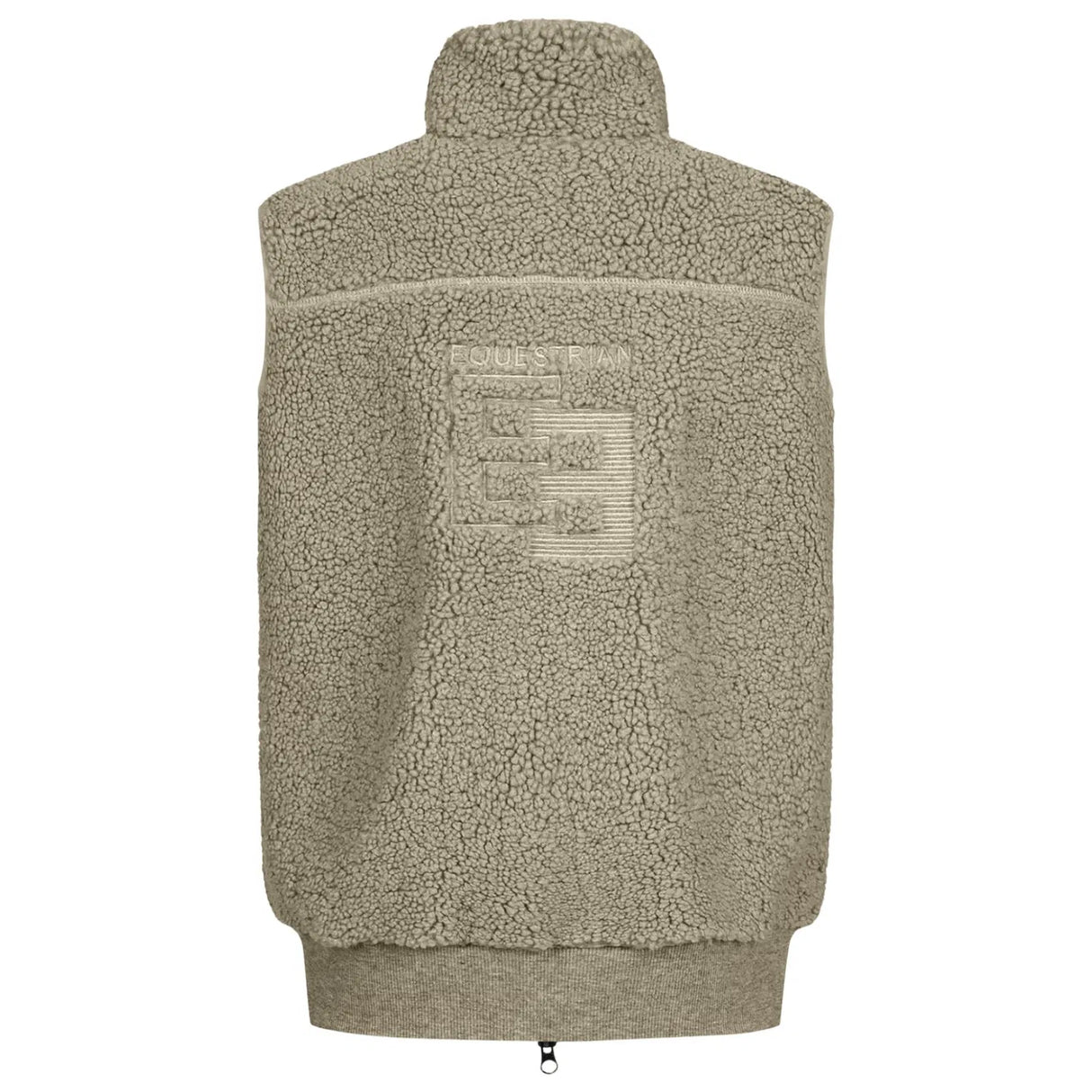 E.L.T Teens Alma Teddy Fleece Vest #colour_beige-grey