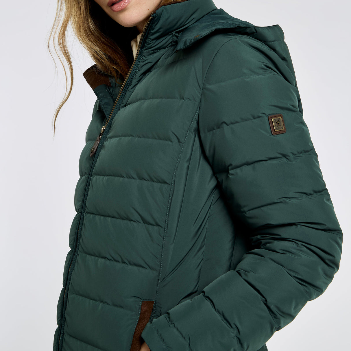 Dubarry Womens Ballybrophy Quilted Jacket #colour_winter-moss