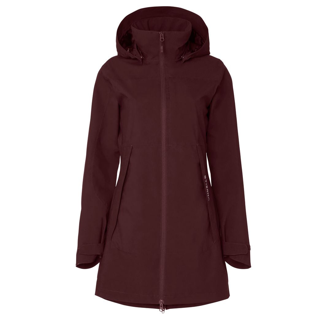 Stierna Storm Rain Coat #colour_merlot