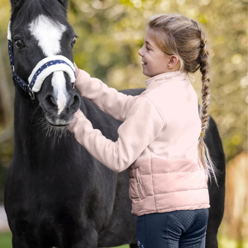 E.L.T Children's Lucky Malou Quilted Jacket #colour_pale-pink