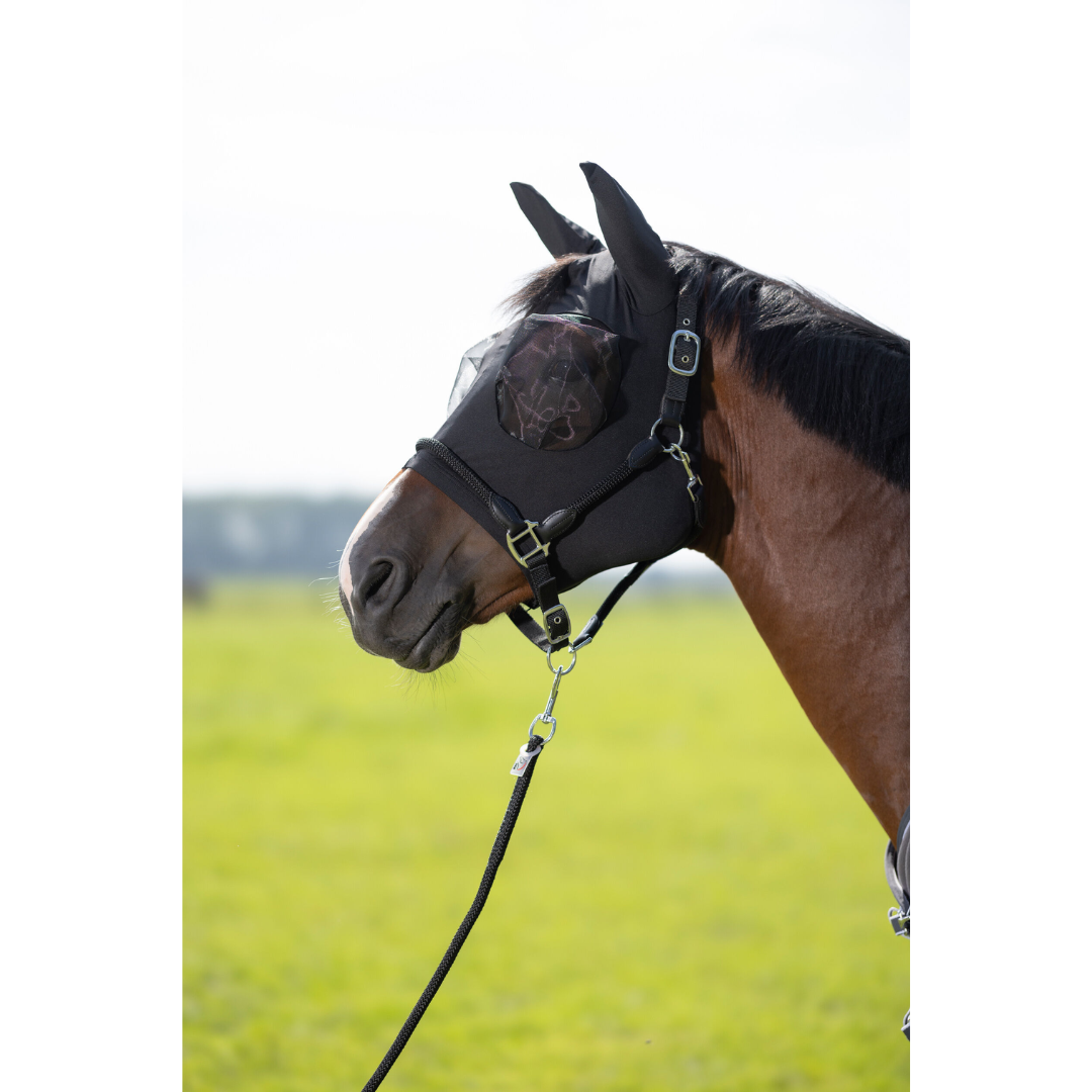 HKM Anti-Fly Mask -Elastic- #colour_black