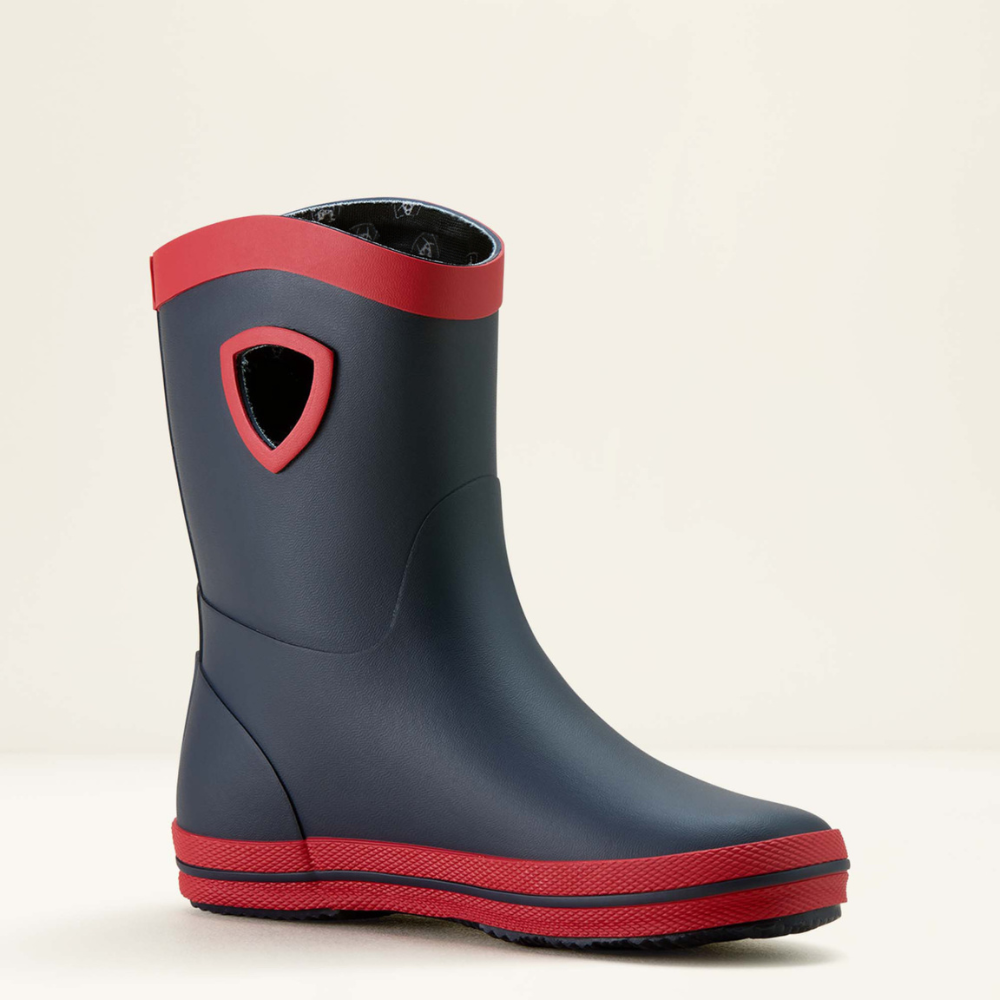 Ariat Youth Kelmarsh Rubber Boot #colour_team-navy