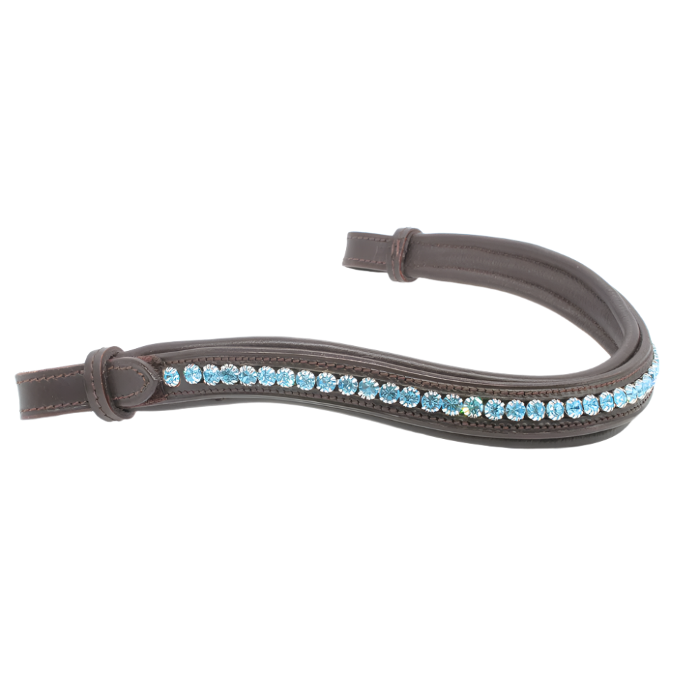 Mackey Baby Blue Sparkle Browband #colour_brown
