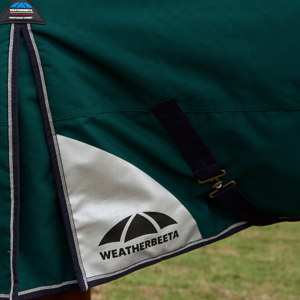 Weatherbeeta Comfitec Plus Dynamic 0G Turnout #colour_forest-green-navy