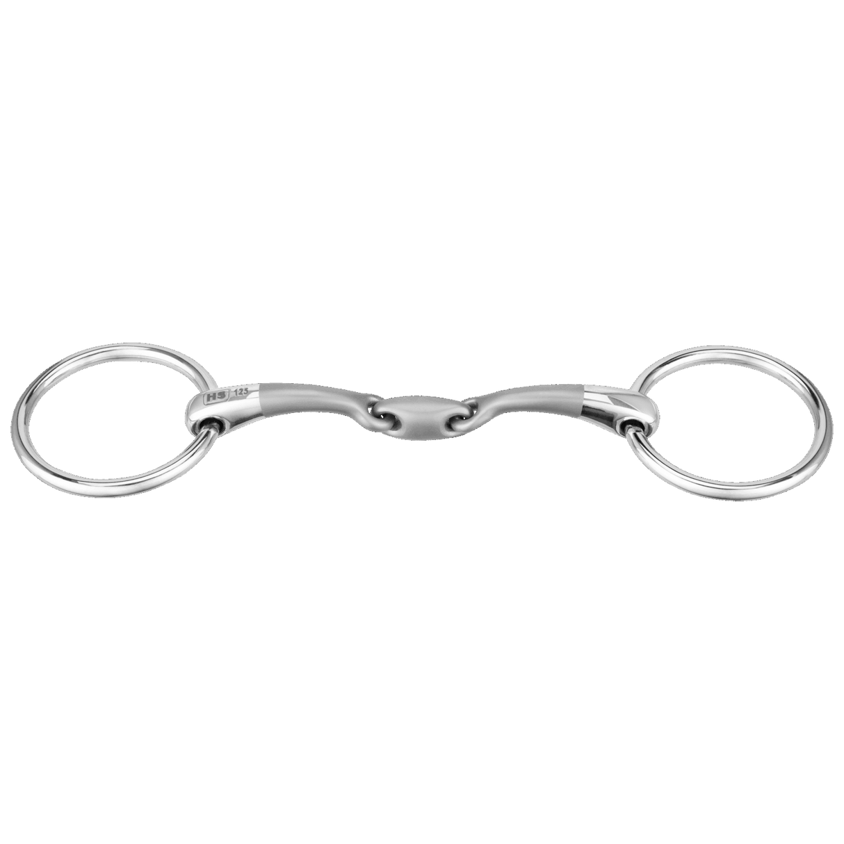 Sprenger Satinox Bradoon 14mm Stainless Steel Double Jointed 55mm Ring