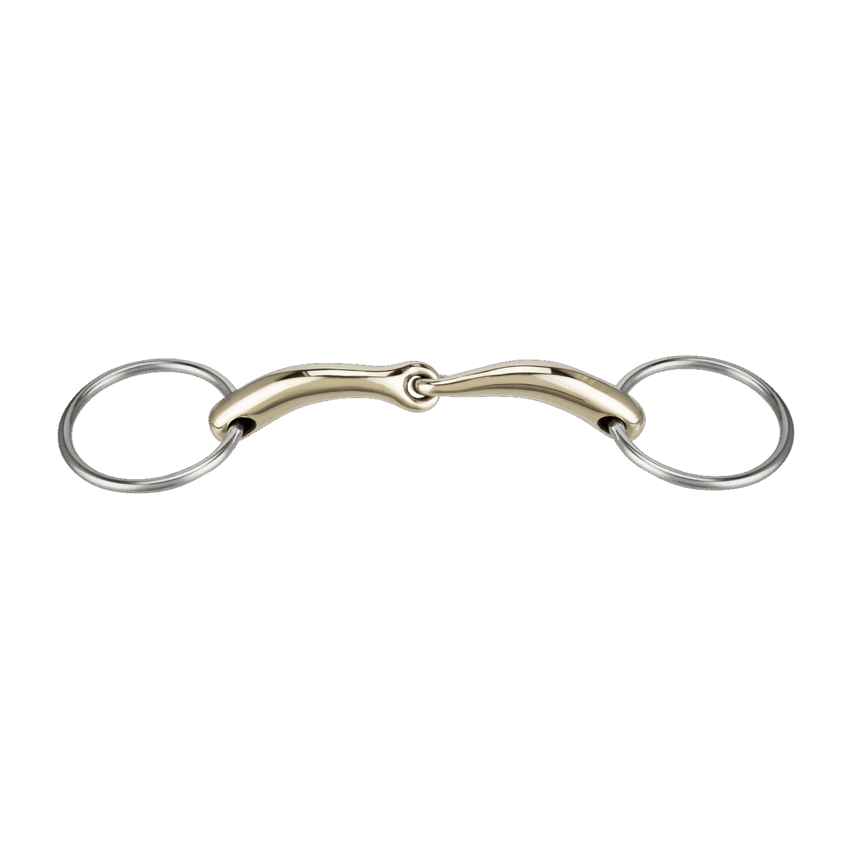 Sprenger Pronamic Bradoon 14mm Sensogan Stainless Steel Single Jointed 55mm Ring