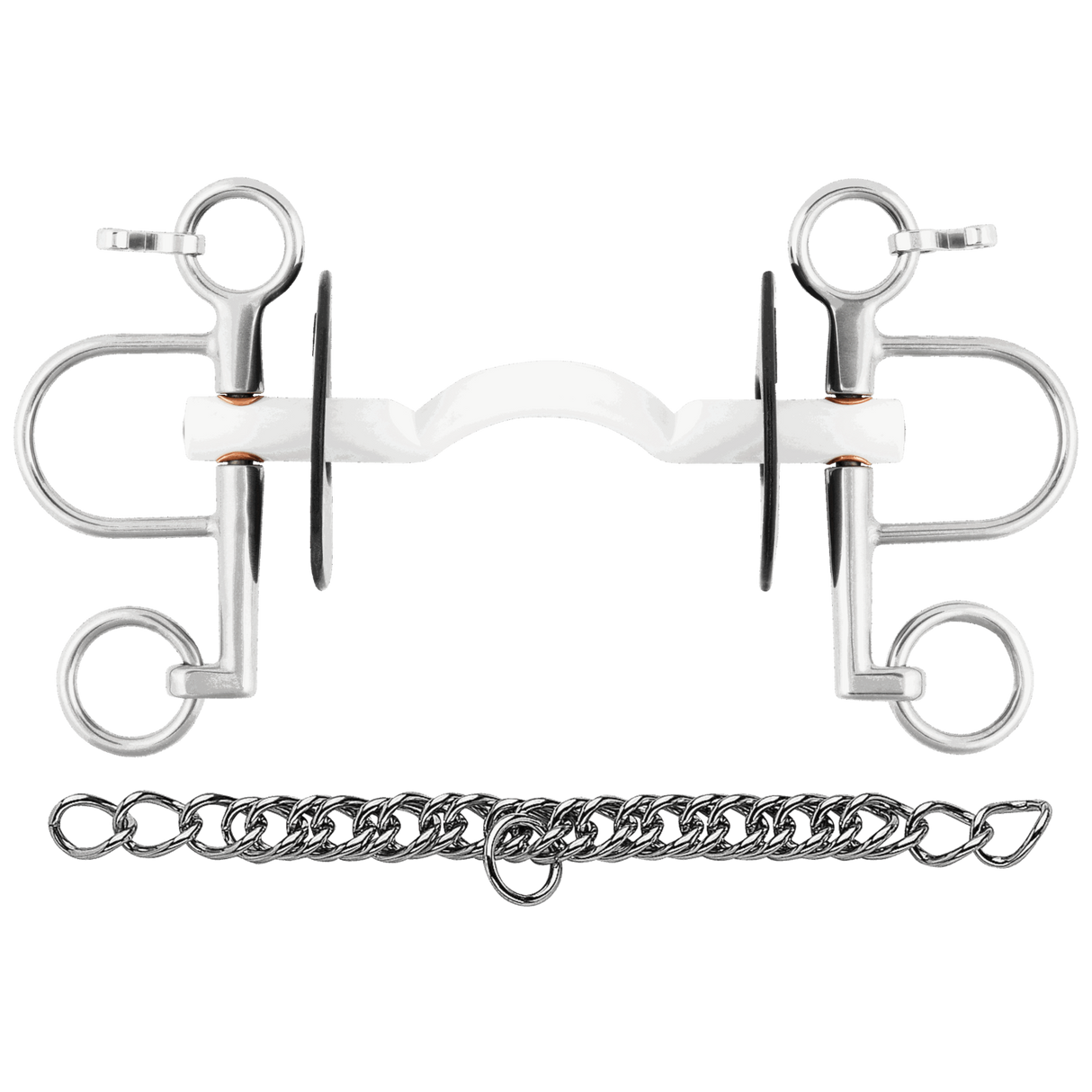 Sprenger Nathe Pelham Soft Mullen Mouth 15mm With 5.5cm Port Cheeks