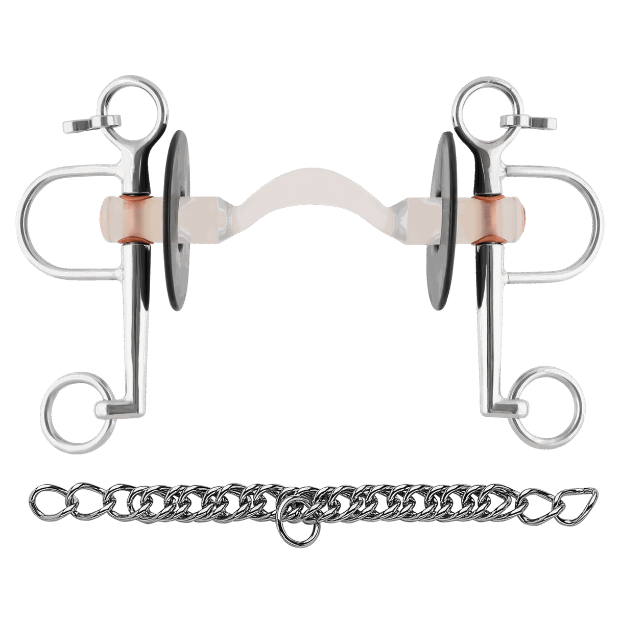 Sprenger Nathe Pelham 20mm With Hard Mullen Mouth With Port & Long Cheeks