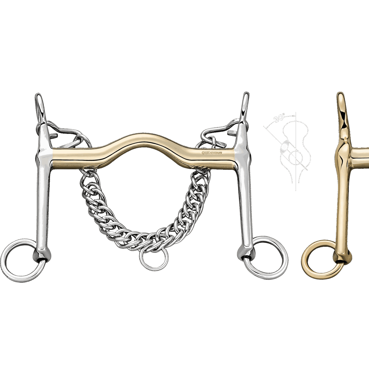 Sprenger HS Special 16mm Weymouth Sensogan+Aurigan Cheeks