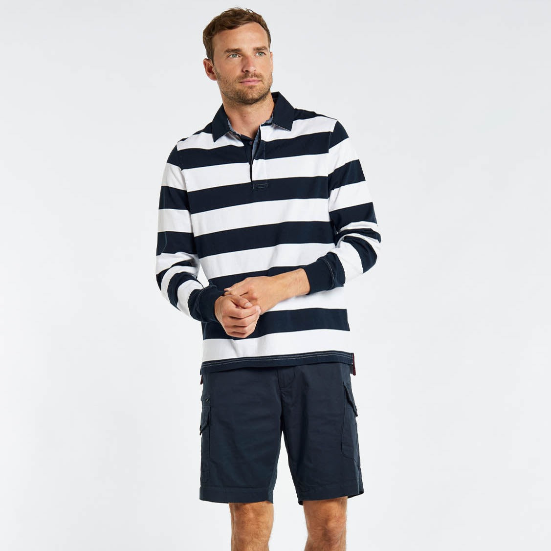 Dubarry Mens Goresbridge Rugby Top #colour_navy-multi