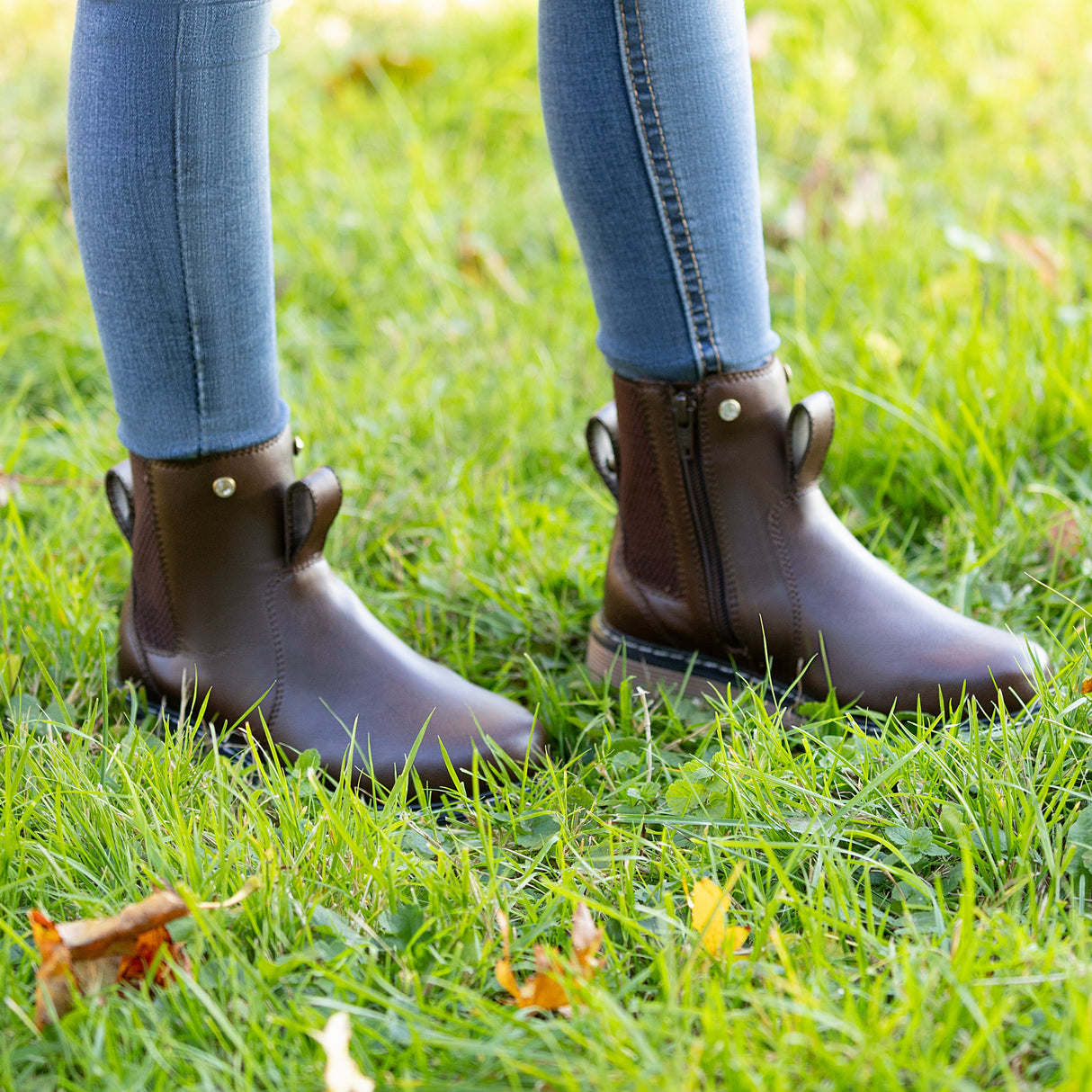 Hy Equestrian Children's Staden Chelsea Boot #colour_brown
