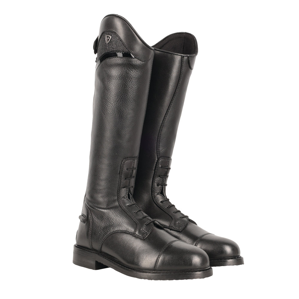Hy Equestrian Children's Atrani Riding Boots #colour_black