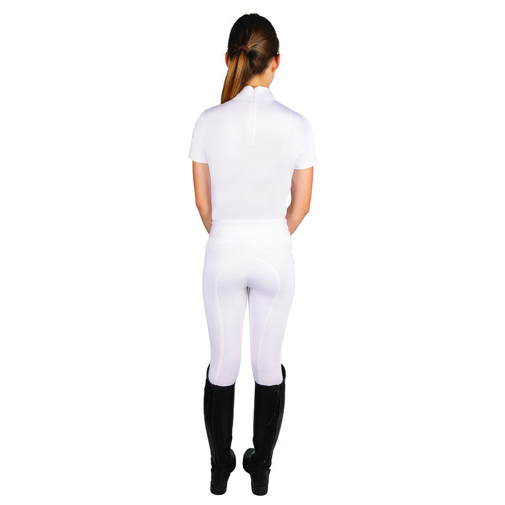 Hy Equestrian Children's Roka Regal Riding Tights #colour_white