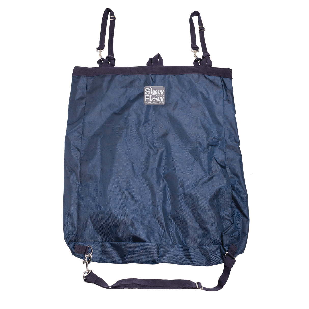 Hy Equestrian Slow Flow Diamond Hay Bag #colour_navy